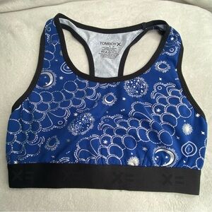 TomboyX Blue Celestial Racer Back Bra